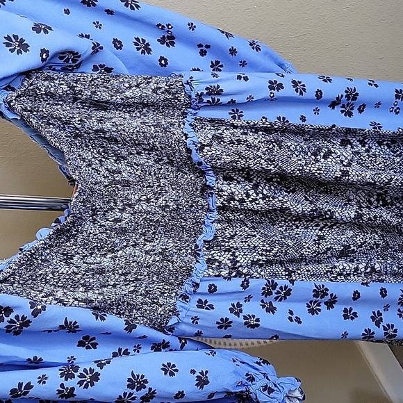 EUC. Free people sz XL Tigerlily long sleeve maxi dress - Picture 11 of 14